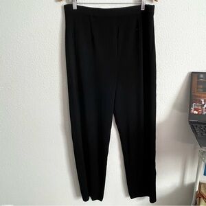 Misook black elastic waist pull on pants size X-Large